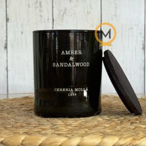 vela aromatica Amber y Sandalwood de Cereria Molla